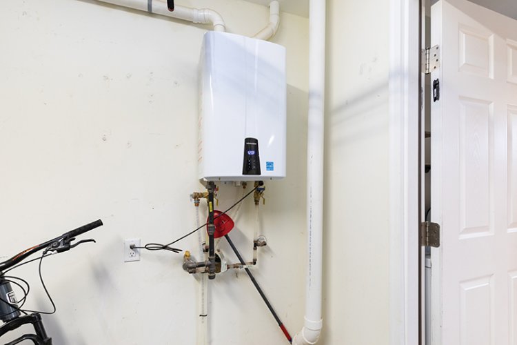 Tankless Hot Water Heater.